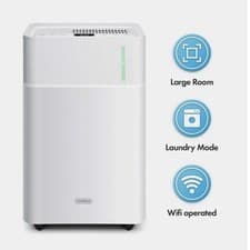 Image of VonHaus 20L/Day Dehumidifier with WiFi4.5L Tank, Laundry Mode & Continuous Drain