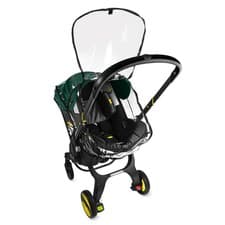 Image of Baby Car Seat Carrier Rain Cover For Doona, Baby Stroller Transparent Travel Car