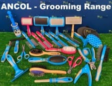 Image of Ancol Dog Grooming - Brush Comb Slicker Rake Pads Scissors Nail Files Clippers