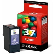 Image of Lexmark 18C2140E 37 Original Ink Cartridge Tri-Colour Cyan Magenta & Yellow
