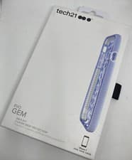Image of Apple Iphone 7 8 SE2 SE3 Tech21 Evo Gem case Soft Gel  back cover T21 5406 Lilac