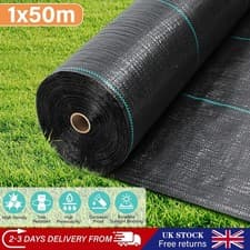 Image of 50M Weed Control Fabric Membrane Ground Cover Garden Vegetables Mat Landscape