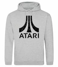 Image of Atari Hoodie Retro Games Console Space Invaders Pullover Arkanoid S S-3XL
