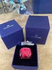 Image of BNIB SWAROVSKI Nirvana cocktail ring Red Rose Gold 52 Bag £155.00