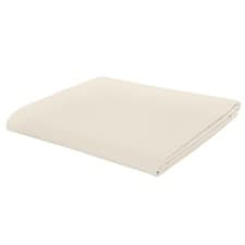 Image of Catherine Lansfield 180TC Easy Iron Percale Fitted Or Flat Sheet Or P/Case Cream