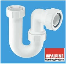Image of McAlpine SA10 P Waste Trap 32mm (1.25") for Basins