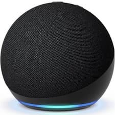 Image of Amazon Echo Dot 5th Generation Smart Speaker with Alexa - Charcoal/white/Blue