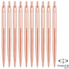 Image of PERSONALISED ENGRAVED PARKER CLASSIC ROSE GOLD BALLPEN - SPECIAL CHRISTMAS GIFT