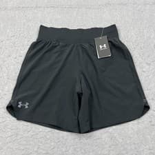 Image of Under Armour Shorts Men's Small Black SpeedPocket 7” Running Training Fitted Gym