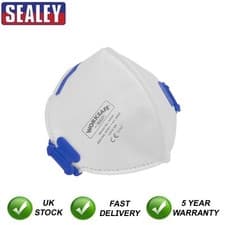 Image of Sealey Worksafe� Fold Flat Mask FFP2 Pack of 10 9304/10