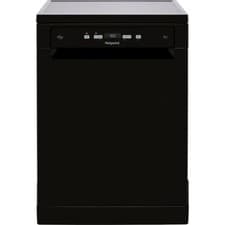 Image of Hotpoint HFC3C26WCBUK Full Size Dishwasher Black E Rated