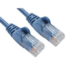 Image of Cables Direct Cat5e UTP 5m networking cable Blue