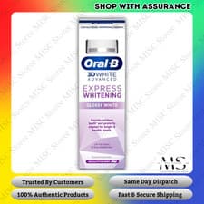 Image of Oral B 3D White Advanced Toothpaste Express Whitening Glossy White 75ml - New
