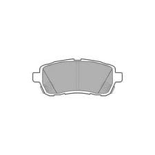 Image of DELPHI LP2069 Brake Pad Set Front Fits Daihatsu Materia Ford Mazda Subaru Suzuki
