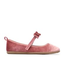 Image of Clarks Charm Bow K Girls Dusty Pink Party Shoe