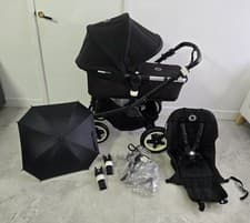 Image of Stunning Bugaboo Buffalo Stroller pushchair All Black