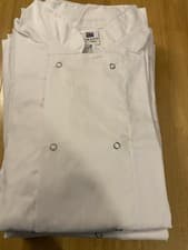 Image of Long Sleeve White Chef Jacket Extra Small