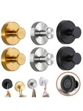 Image of Stainless Steel Suction Cup Hook – No Drill Bathroom Wall Hook-UK