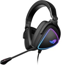 Image of ASUS ROG Delta S USB-C gaming headset (wired, AI noise canceling, RGB lighting
