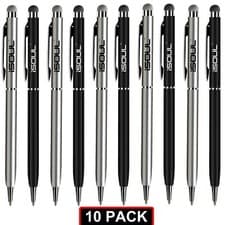 Image of iSOUL Stylus [10 Pack] Universal Micro-Fibre Stylus Tip Ball Pen For Smartphones