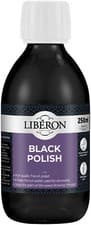 Image of Ebonising Black French Polish Liberon Black Polish 250ml Obscures Wood Grain