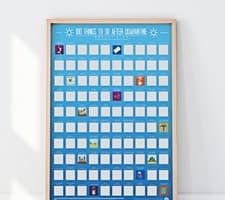 Image of Scratch Off Poster/Bucket List/Achievements - 100 Things To Do After Quarantine