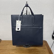 Image of Radley Arlington Court Medium Zipped Back Pack Ink Blue Textured Leather BNWT. .