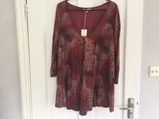 Image of White Stuff Pretty Dotty Tee Size 10 Brand New