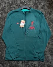 Image of Liverpool 2022-2023 academy pro anthem dark atomic/green Nike jacket