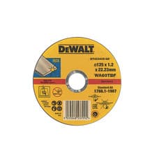 Image of DEWALT Metal Cutting Discs 125mm (5") x 22.23mm 10 Pack DT42340TZ-QZ