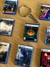 Image of Miniature PS5 Keyring - The Last of Us, Spider Man, God of War, Resident Evil