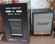 Image of Marshall UXBRIDGE Alexa Voice Bluetooth Speaker Black - New Open Boxed