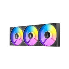Image of Antec Connect 120 Reverse ARGB Computer Case Fan 12cm Black Pack of 3 (0-761345-