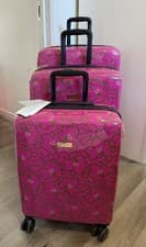 Image of Ted Baker 3pcs Suitcase Set Trolley Luggage Floral LARGE, MEDIUM & CABIN SIZE