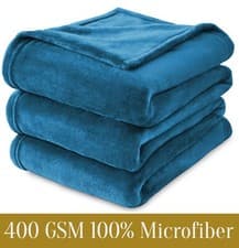 Image of Large Sherpa Fleece Blanket Soft Warm Faux Fur Sofa Throw Bed Double King Sizes