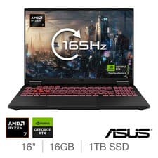 Image of ASUS TUF A16 Ryzen 7 16GB RAM 1TB SSD  RTX 5060 16 FA608UM-RV010W Gaming Laptop