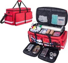 Image of Large Emergency Medical Bag Durable Nylon First Aid Kit with Quick Access
