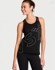 Image of NWT Victoria’s Secret VSX Jersey Racerback Tank Top Women's Size L Athletic