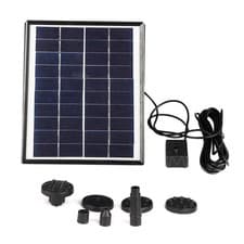 Image of 5W 400L/H Solar Panel Powered Water Pump Garden Pool Pond Fish Aquarium Fountain