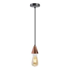 Image of E27 Modern Pendant Light Fitting Ceiling Rose Suspension Set Corded 5 Colours UK