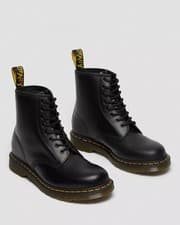 Image of Dr. Martens 1460 Smooth Women's Black Leather Boots Size 4-8 Brand New RRP £170