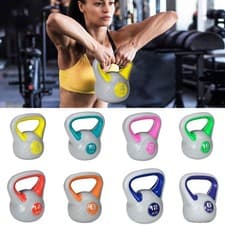 Image of Kettlebell with Handle for Home Gym and Strength Training