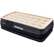 Image of Single Raised Air Bed Built In Electric Pump Premium Bestway Dreamair