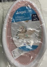 Image of Angelcare Soft Touch Baby Bath Support Pink  0-6 Months