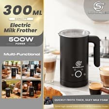 Image of SUPERLEX Milk Frother Electric Auto Frother & Milk Steamer Hot /Cold Milk Warmer