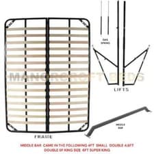 Image of Ottoman Bed Winged Plush Velvet New York Storage Double & King Size Bed
