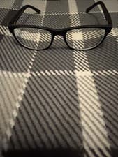 Image of ARMANI EXCHANGE eyeglasses SATIN BLACK SQUARE glasses frame MOD: AX3034 8078