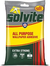 Image of Solvite All Purpose Wallpaper Adhesive with Long-Lasting Results, Wallpaper Past