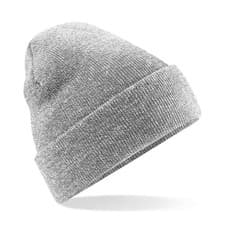 Image of Beechfield Original Cuffed Beanie Unisex Knit Warm Winter Hat Retro Soft Pull On
