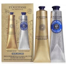 Image of L'OCCITANE SET: YOUTH HAND CREAM 75ML + SHEA BUTTER HAND CREAM 75ML